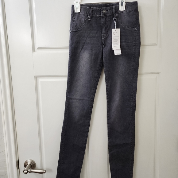 *NWT Hudson Girls Charcoal Grey Skinny Jeans Size 14* - Picture 3 of 3